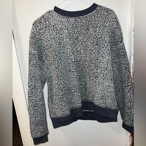 Sherpa crew neck pullover